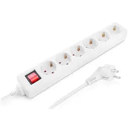 Фільтр живлення REAL-EL RS-6 Protect M 1.8м White (EL122300031) - мініатюра 3