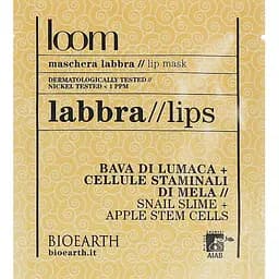 Маска для губ Bioearth Loom на основі муцину равлика і стовбурових клітин яблука 3 мл