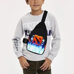 Сумка через плече дитяча Dota 2 29х17 см сумка слінг для хлопчика (01939)