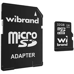Карта пам'яті Wibrand 32GB microSD class 10 UHS-I (WICDHU1/32GB-A)