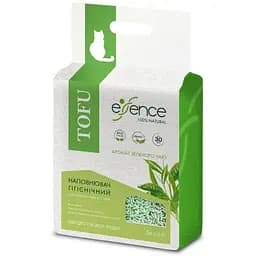 Наполнитель для кошачьего туалета Essence из тофа с ароматом зеленого чая 6 л
