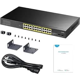 Коммутатор Cudy GS1028PS2, 24-Gigabit PoE+ Switch with 4 Uplink Gig Ports and 2 Gig SFP Slots 300W (GS1028PS2)