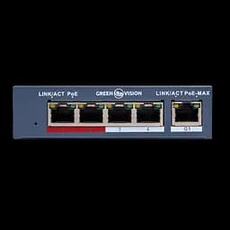 Комутатор мережевий POE GV-017-AI-4+1P - мініатюра 3
