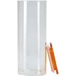 Ємність для зберігання MBM HOME 1.9 л прозора/помаранчева (KP-146 L T/ORANGE) - мініатюра 2