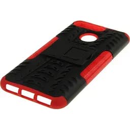 Чохол-накладка Toto Dazzle Kickstand 2 in 1 Case HuAwei Y6 2018 Red - мініатюра 5