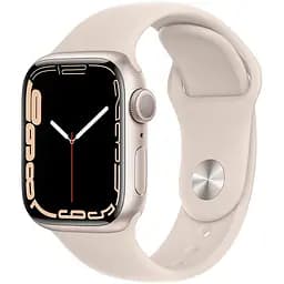 Смарт-годинник Apple Watch Series 7 GPS 41 mm Starlight Sport Band (Grade B) Seller Refurbished