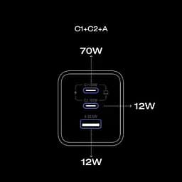 Мережевий зарядний пристрій EcoFlow RAPID Pro Charger 100W (EFA-100W-GAN-CHARGER-EU) [143062] - мініатюра 7
