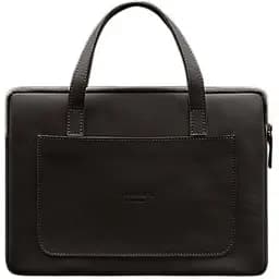 Кожаный чехол BlankNote с ручками для ноутбука 13 дюйм Темно-коричневый