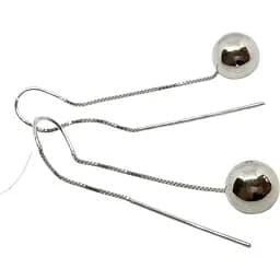 Срібні сережки-протяжки Qvaliz. 902-0808OR