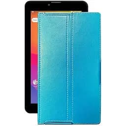 Чехол StatusCASE из экокожи для планшета Prestigio Wize 4117 3G Голубой