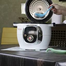 Ложка для мультиварки рису половник пластикова глибока 22х7 см, Kitchen Master Білий 86665 - мініатюра 8