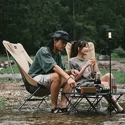 Крісло складане NaturehikeYL06 Alu Folding Moon Chair NH18Y060-Z, бежевий - мініатюра 4