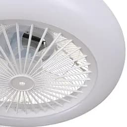 Біла люстра вентилятор Brille WBL-74/36W*2 WH - мініатюра 4