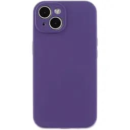 Чохол Silicone Case із захистом камери Full Apple iPhone 15 Amethyst