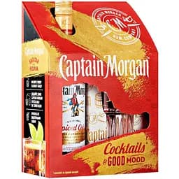 Уцінка. Алкогольний напій Captain Morgan Spiced Gold 35% 0.7 л + склянка - мініатюра 4