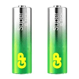 Батарейки GP SUPER ALKALINE 1.5V 15A21-S2 Лужні LR6 AA 2 шт.