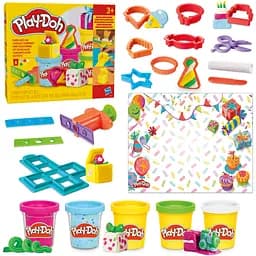 Набір для творчості з масою для ліплення Hasbro Play-doh Набір подарунків для вечірки (G0525) - мініатюра 3