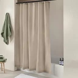 Шторка для душу та ванної Cosas з кільцями 180х180 savana, мигдаль (ShowerCurtains_35Savana_DUK_180x180_Hook) - мініатюра 3