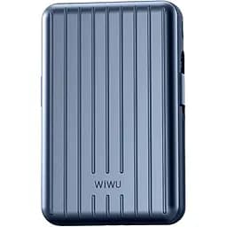 Внешний аккумулятор Wiwu Trunk Series PP03 10000mAh 22.5W Blue (6936686411516) [104335]