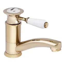 Змішувач для умивальника Zerix Z4517-4 ZX0545 Золотий