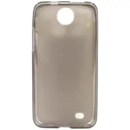 Чехол-накладка для Lenovo A308/A318 силиконовый прозрачный белый прозрачный черный