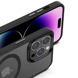 Чохол Ummi Colorful with MagSafe для Apple iPhone 15 Pro (6.1) Чорний / Black - мініатюра 3