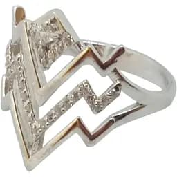 Срібне кільце Харківська ювелірна фабрика з фіанітами. 500187-Р 16,5