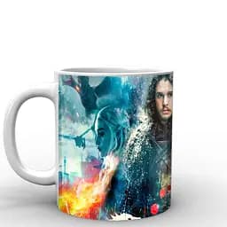 Кружка GeekLand Game of Thrones Джон Сноу GT.02.058.732 330 мл белая