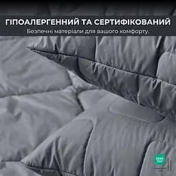 Набір подушок Ideia ManMaker гіпоалергенна з блискавкою 2 шт. 50х70 см сірий (8-36309) - мініатюра 9