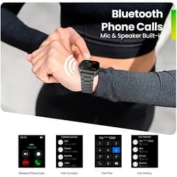 Розумний годинник з металевим ремінцем Xiaomi Amazfit Pop 3s Metal Black (Metallic Strap) чорний - мініатюра 5