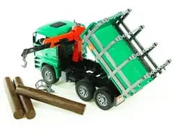 Машинка іграшкова Лісовоз MAN TGA+кран-маніпулятор Bruder 2769 Різнокольоровий shop (2400670623017) - мініатюра 3