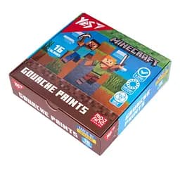 Фарби гуашеві Yes Minecraft 16 кольорів 20 мл (230408)