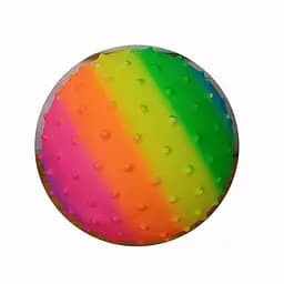 Мяч детский, 45-50 г, 6 дюймов, массажный, радуга, ПВХ