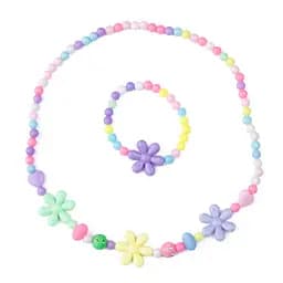 Набор украшений Летние цветочки (ожерелье, браслет) 2 шт, IDEA11-F23082413