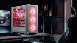 Корпус Modecom VOLCANO EXPANSE S ARGB 4x140 мм fans MIDI USB 3.0x2+TYPE-C WHITE без БЖ ATX (AT-EXPANSE-SG-20-000000) - мініатюра 3