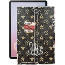 Чохол StatusCASE з екошкіри для планшету Samsung Galaxy Tab S6 10.5 Луі-Вітон-коричневий