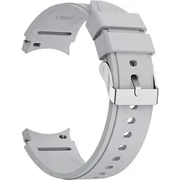 Ремінець для Samsung Galaxy Watch 5 40mm - сірий ширина кріплення 20мм силікон Watchbands Galaxy Classic (W43-8WB38749359)