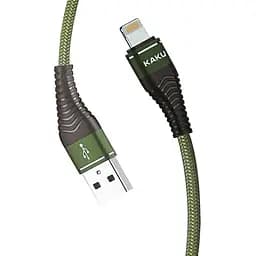 USB кабель Kaku KSC-098 USB - Lightning 1.2 m / 2.8A - Green