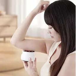 Антицелюлітний вакуумний масажер Intelligent Cupping Massage, акумуляторний ручний масажер для тіла Білий LY-873-White - мініатюра 4