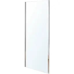 Бічна стінка Eger 80x195 см для комплектації з дверима прозоре скло 6 мм профіль хром 599-W080, прозорий, хром