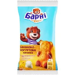 Бісквіт Барні з бананово-йогуртовою начинкою 30 г (522494)