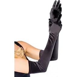 Длинные перчатки Leg Avenue Extra Long Satin Gloves black