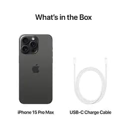Смартфон Apple iPhone 15 Pro Max 256GB Black TitaniumModel A3106 (Grade Q) Seller Refurbished - мініатюра 8