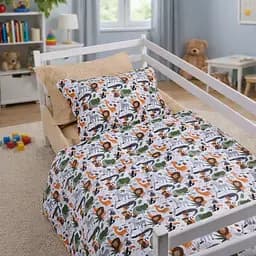 Комплект постільної білизни MirSon Ranforce Elite Jungle Friends 110x140 см (2200012570883)