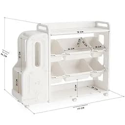 Стелаж Mealux Sheriff White (KD-E141 White) - мініатюра 2