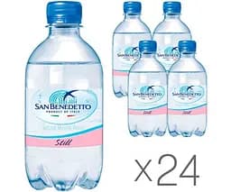 San Benedetto, 0,33 л, Упаковка 24 шт., Сан Бенедетто, Вода мінеральна негазована, ПЕТ