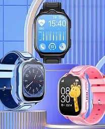 Дитячий смарт годинник Lemfo D26 з GPS трекером, 4G дзвінками, Wi-Fi, AI голосовим помічником та HD відеозв’язком, baby smart watch До 5 днів роботи Синій - мініатюра 6