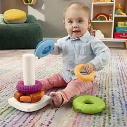 Пірамідка Fisher-Price Розвиток сенсорики (HXK47) - мініатюра 6