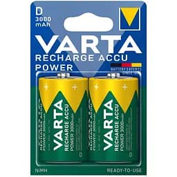 Акумулятор Varta Rechargeable D 3000 mAh 2 шт. (56720101402)