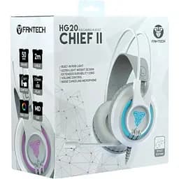 Дротові навушники для комп'ютера Fantech HG20 USB.AUX 3.5 mm 2 м Білі